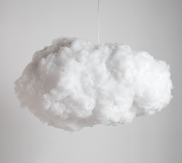 Wolkenförmige - Pendelleuchte aus Baumwolle
