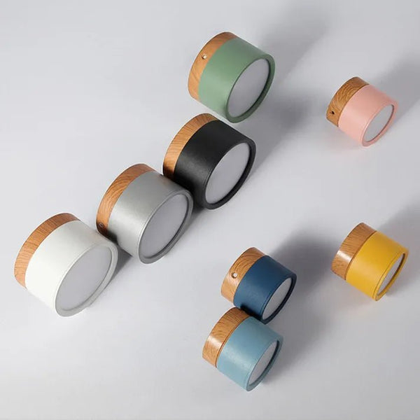 Nordische - LED-Deckenleuchte im Zylinderdesign für Flur