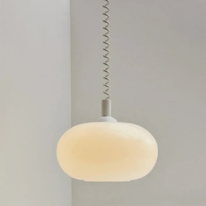 Minimalistische - Glaspendelleuchte mit LED