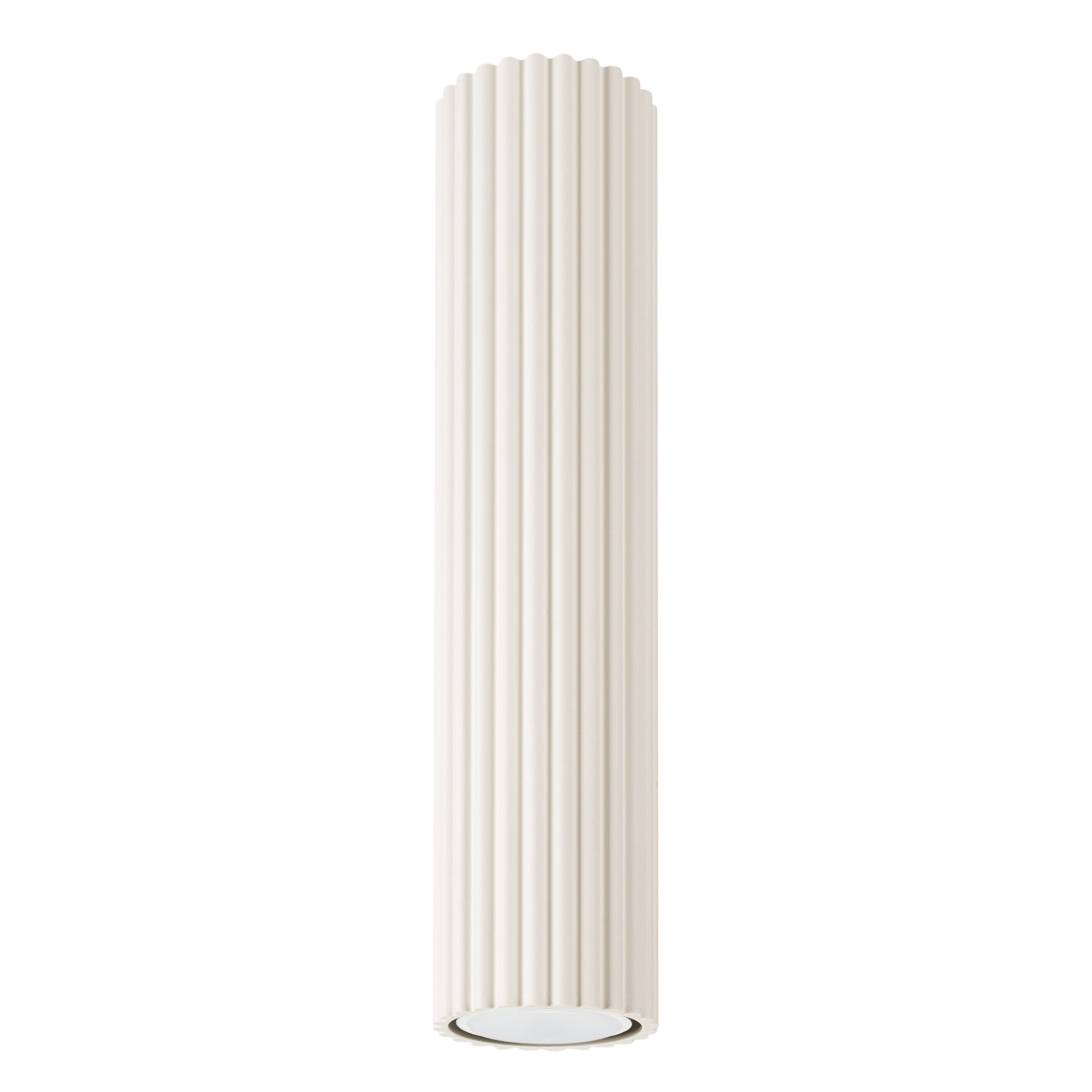 Claria - Beige Deckenleuchte, hoher Röhrenstrahler
