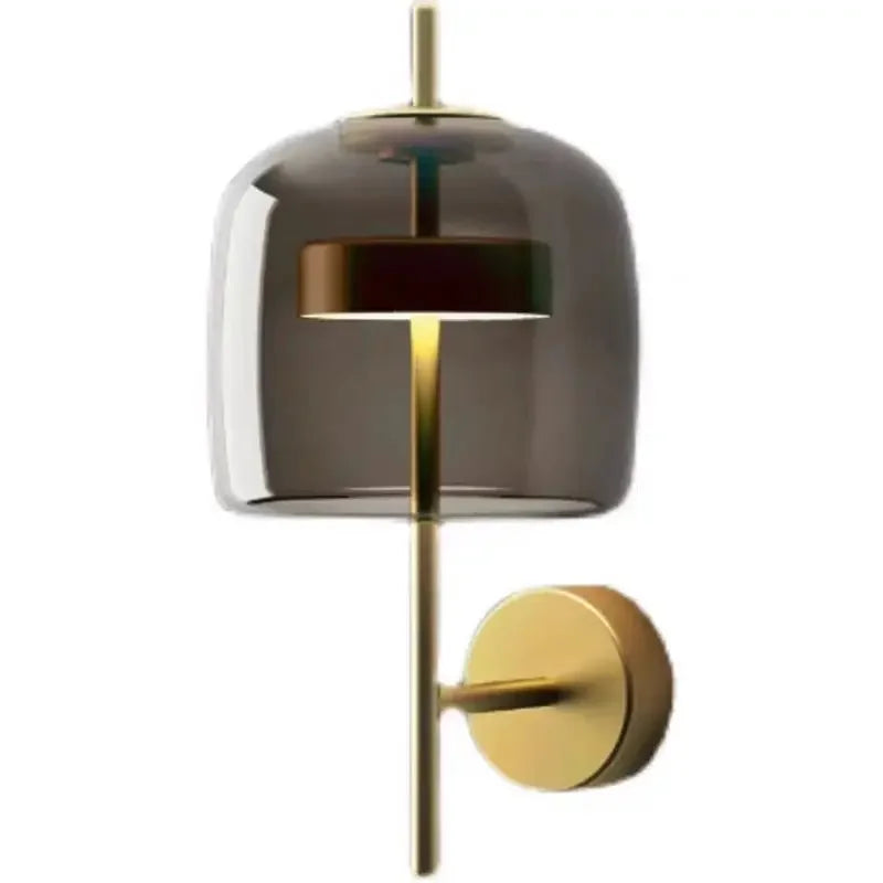 Nordische - Design-Wandleuchte aus Glas mit LED