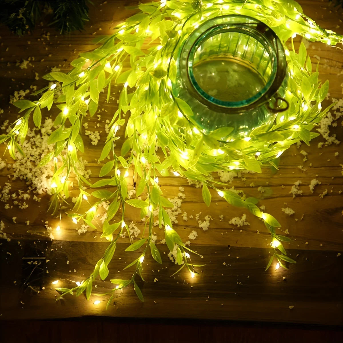 Feeria - LED-Lichterkette mit Blättern