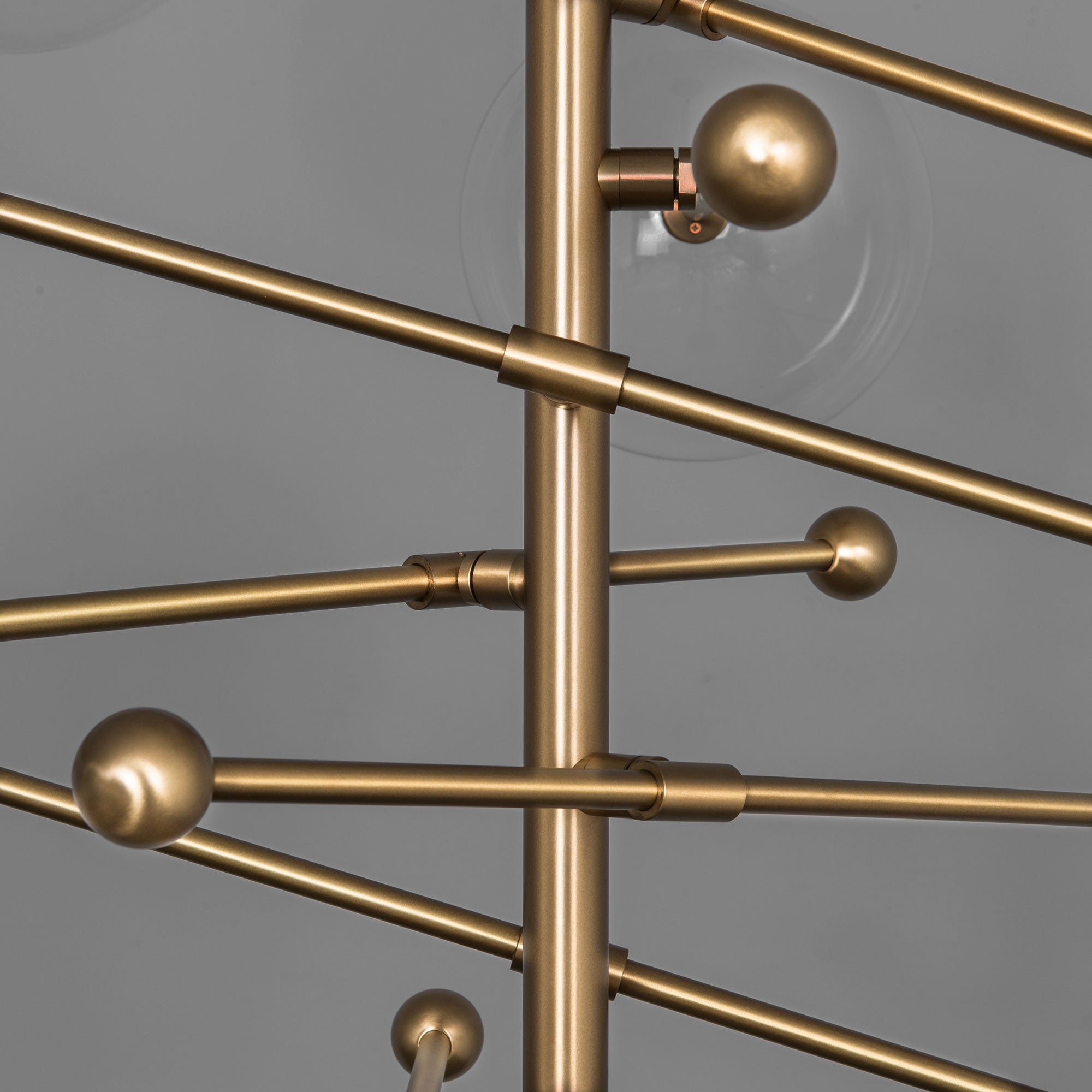 Aurela - Kronleuchter aus Metall und Glas mit 8 Armen