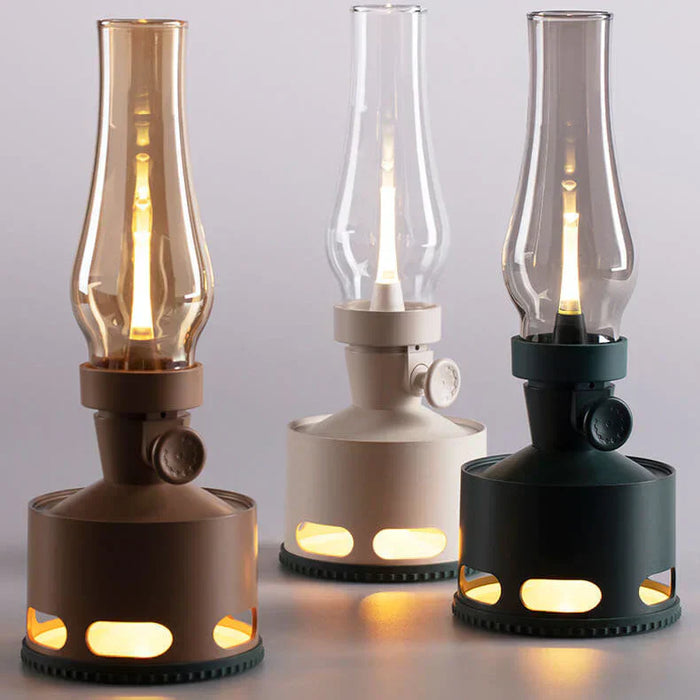 Nestor - Vintage LED-Laterne aus Aluminium & Glas