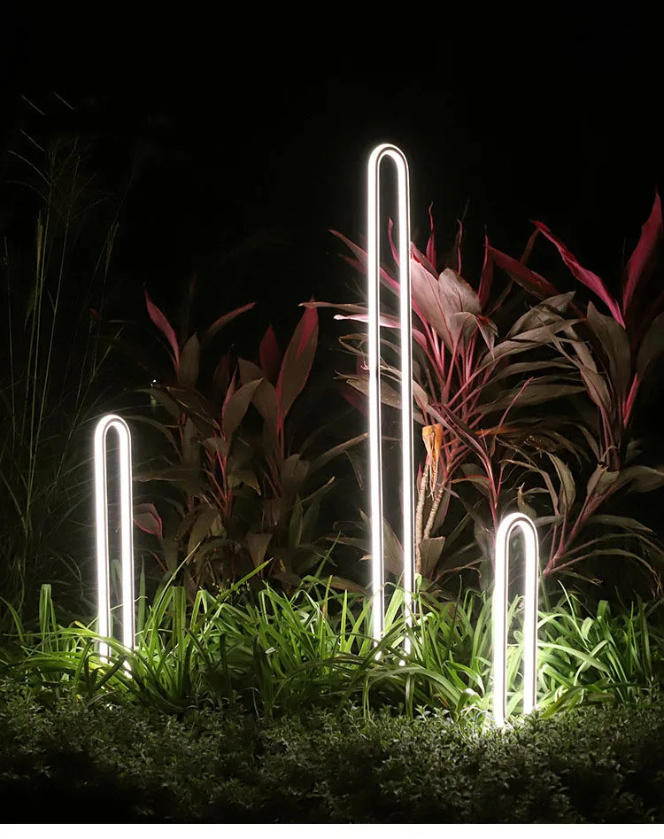 Pathlux - Runde LED-Gartenleuchte IP65 aus Edelstahl