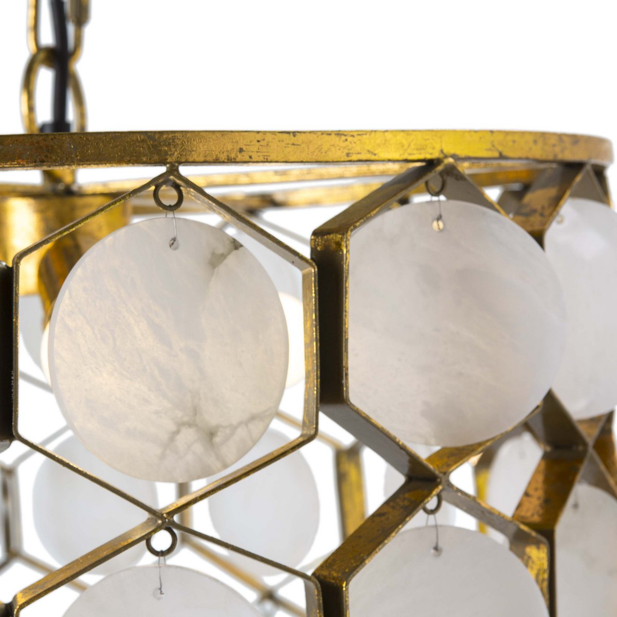Alexandra - Thai - Deckenleuchte 46x46x40 cm Gold