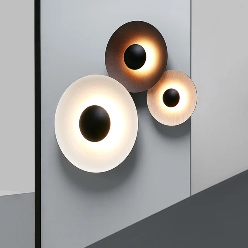 Lumera - Runde LED-Wandleuchte im skandinavischen Design