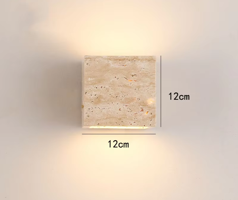 Khaki - Marmor-Wandleuchte, Khaki