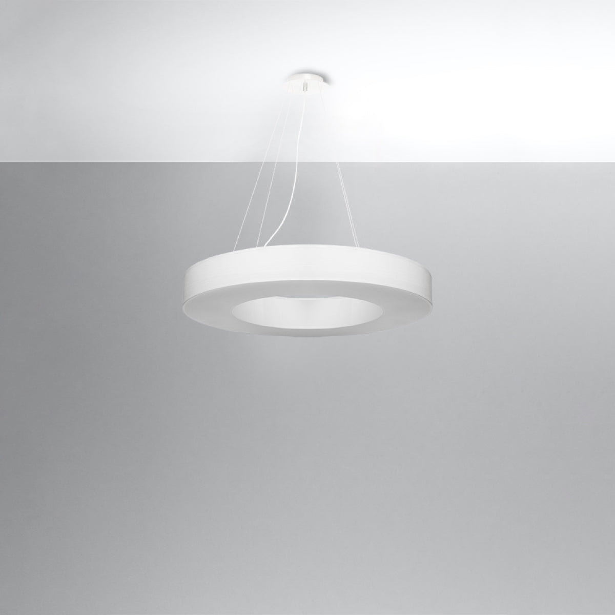Plafona - Weißer Kronleuchter 70 cm