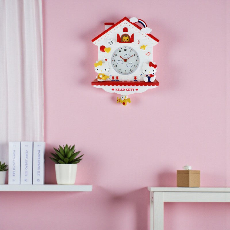 Cartoon Wanduhr mit klaren Zahlen für Kinderzimmer