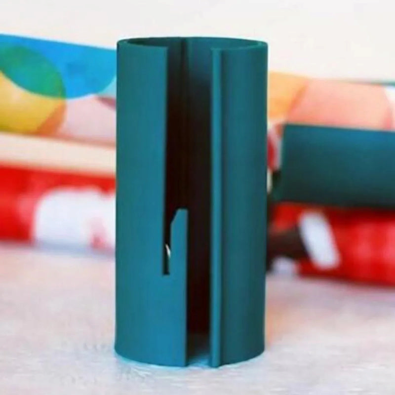 WrapCaddy - Geschenkpapier-Schneider mit Eingebauter Klinge und Flexibler Halterung
