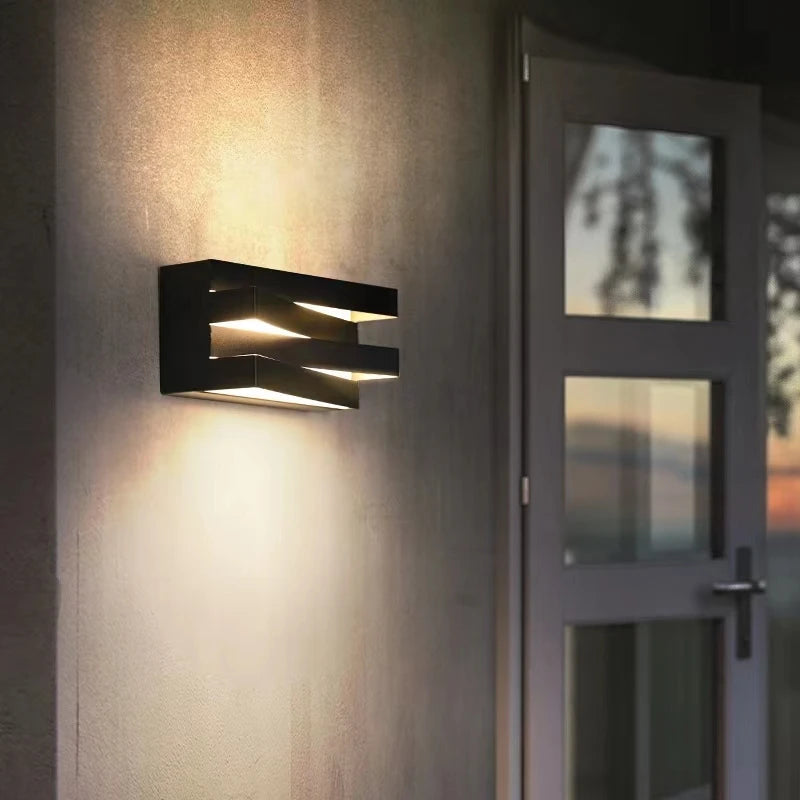 Vortia - LED-Außenwandleuchte IP65 aus Aluminium und