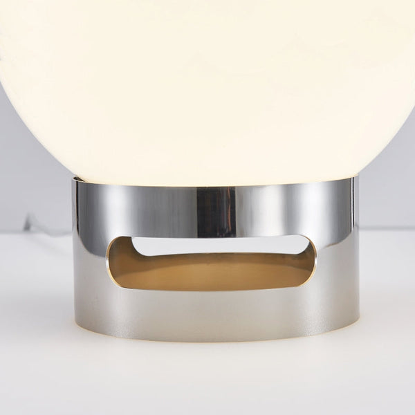 Tabora - Bauhaus Tischlampe Opalglas