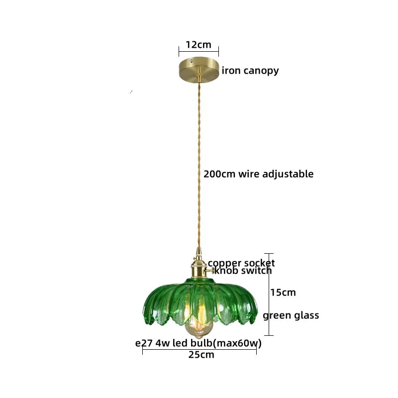 Nimbus - LED-Pendelleuchte aus Kupfer und Glas