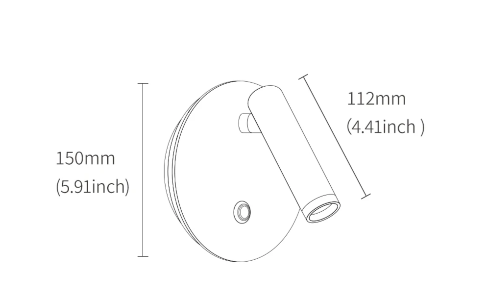 Aisilan TouchGlow LED-Wandleuchte