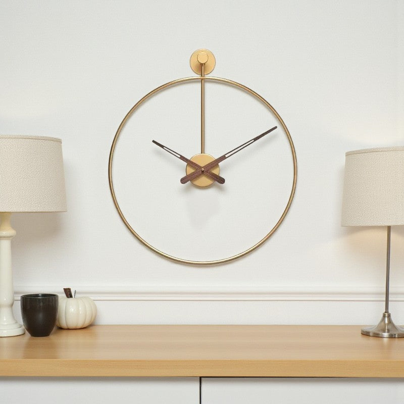 Moderne Wanduhr für mühelose Eleganz Stilvolle zeitlose Wohn und Bürodekoration
