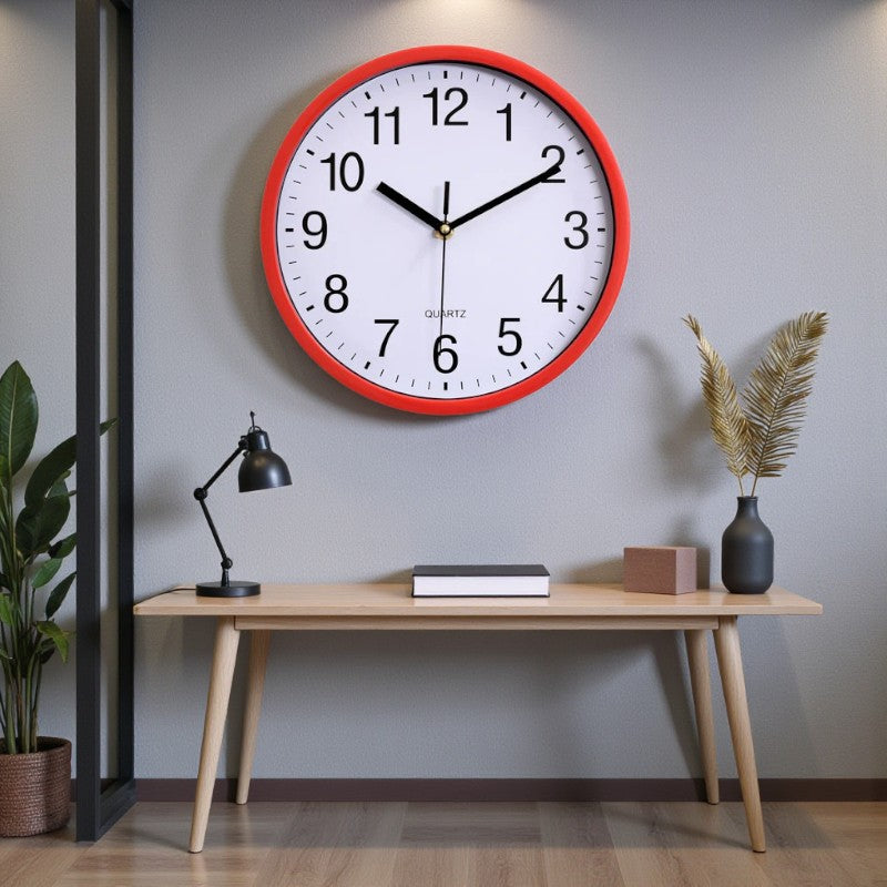 Silent 10-Zoll Wanduhr für Klassenzimmer und Kindertagesstätten