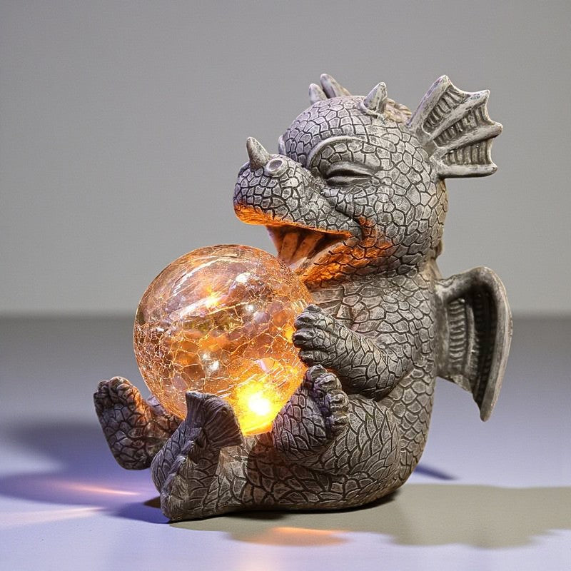 Wiederaufladbare Drachenlampe für gemütliches und stimmungsvolles Licht