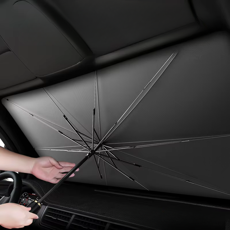 SunGuardix - Automobile-Sonnenschutz mit drehbarem Griff