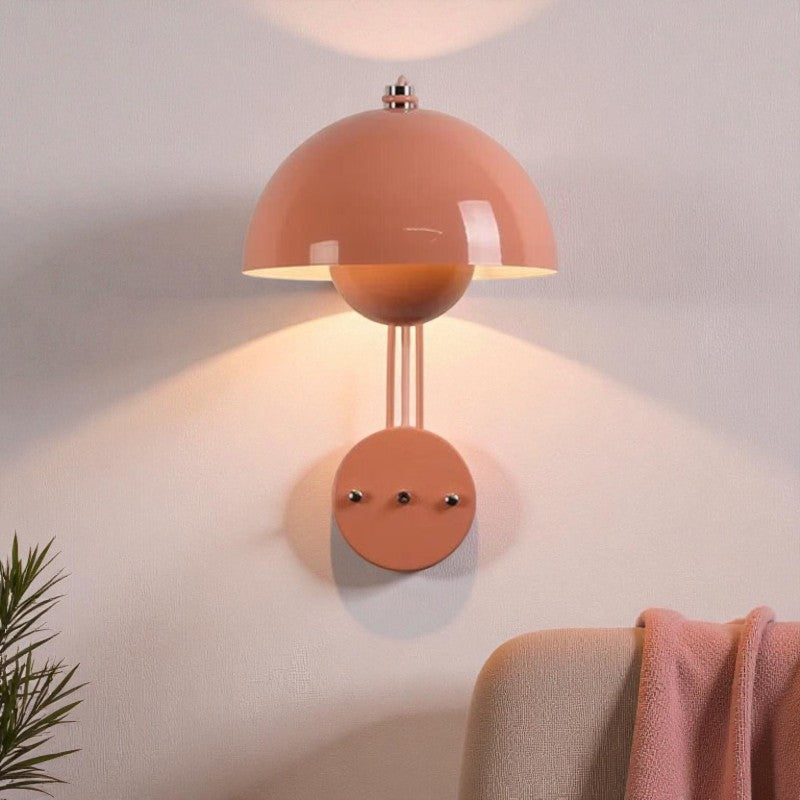 MushroomGlow stilvolle Wandleuchte für modernes Zuhause und stimmungsvolle Beleuchtung