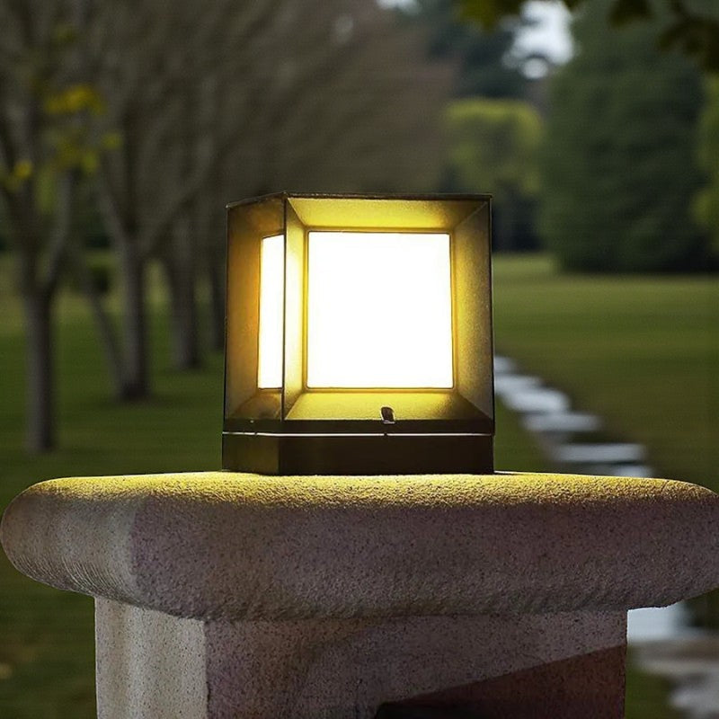 LED-Säulenleuchte mit quadratischem Design