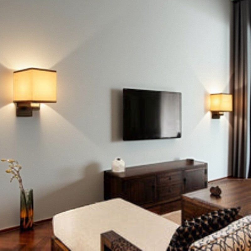 LED-Wandleuchte mit kubischem Design für den Innenbereich