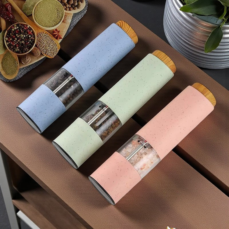 Gewürzmühle mit eingebauter wiederaufladbarer Batterie