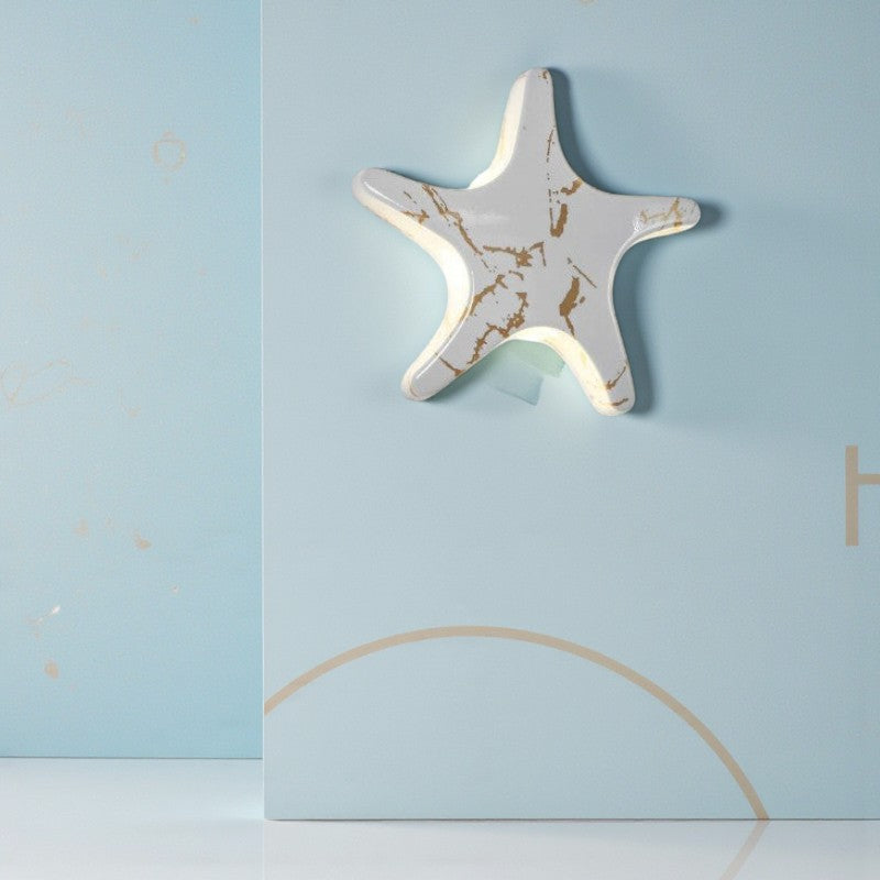 LED-Außenwandleuchte in Sternform