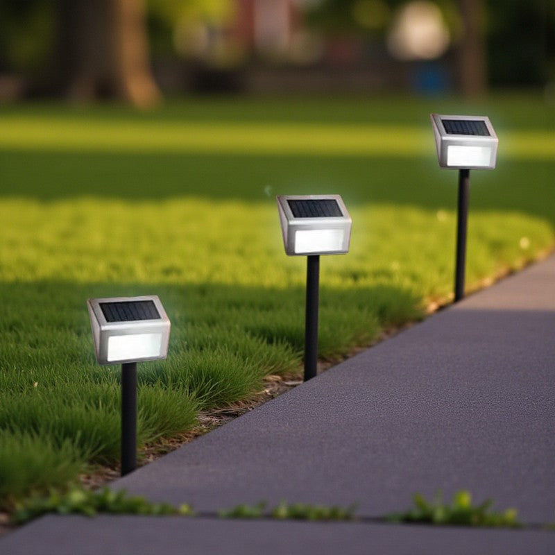 LED Gartenlampe mit Solardesign Beleuchtung für Außenwege