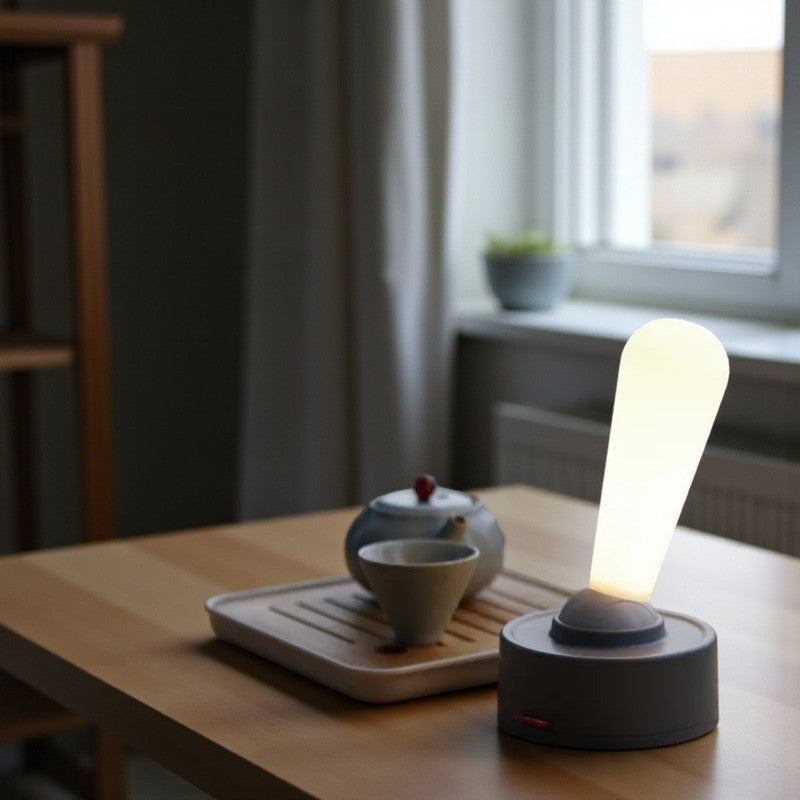 Wiederaufladbare kabellose Schreibtischlampe mit schlankem Design