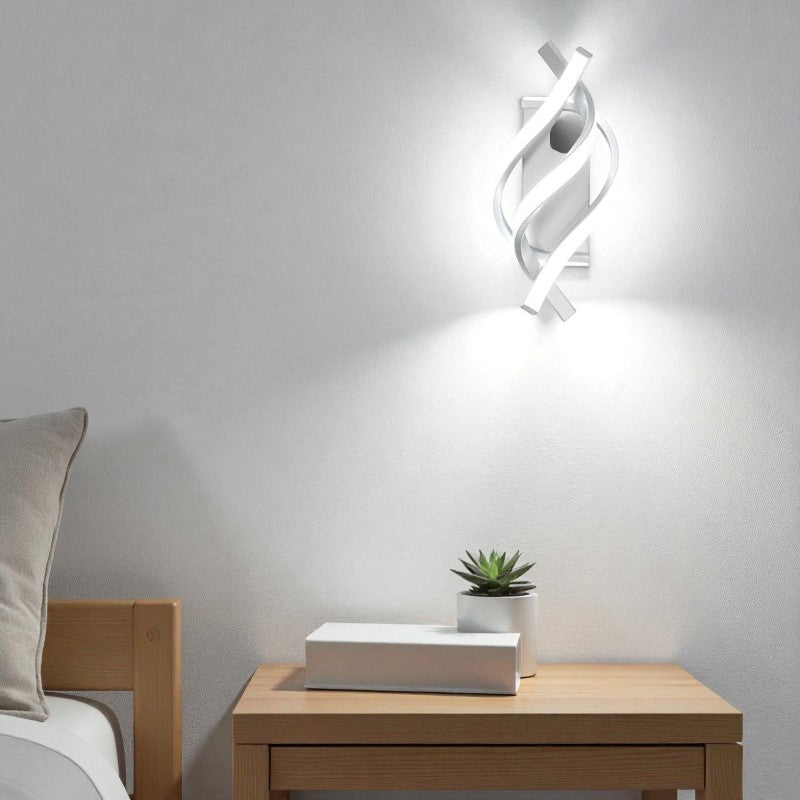 LED Wandleuchte mit elegantem gebogenem Design