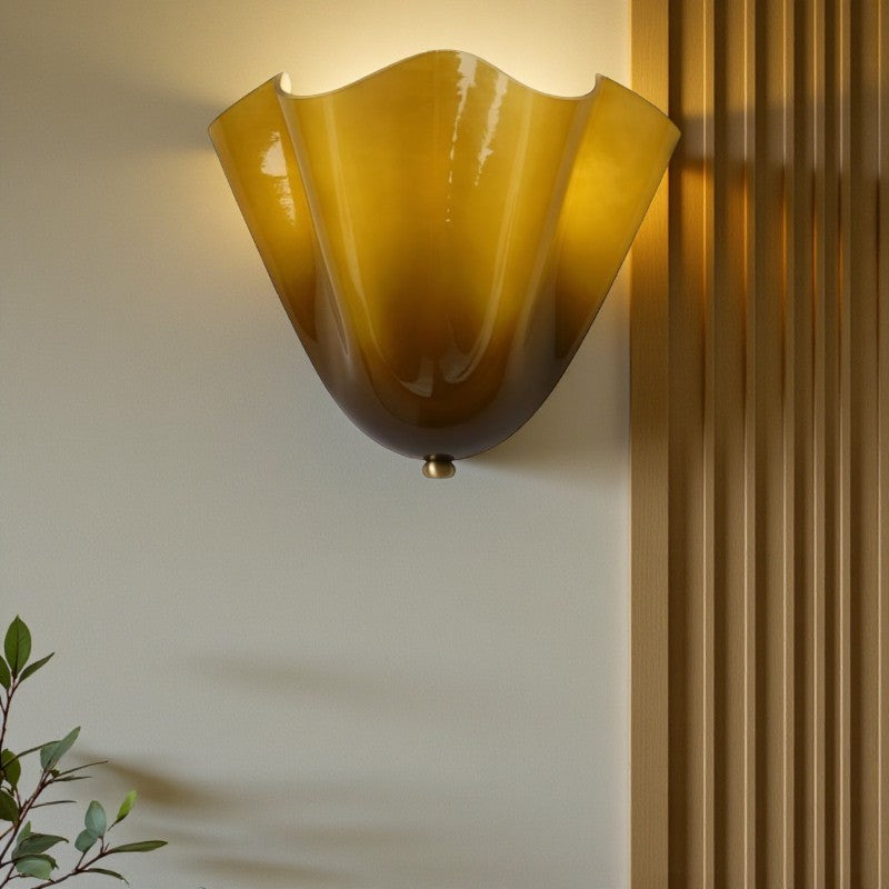 LED-Wandleuchte mit Muscheldesign für Innenbeleuchtung