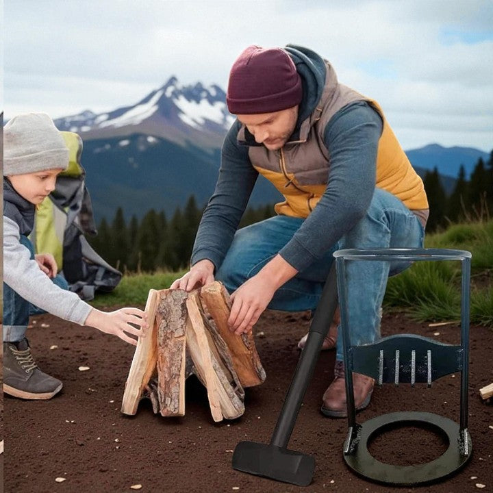 Leistungsstarker Brennholzspalter für müheloses und effizientes Holzspalten