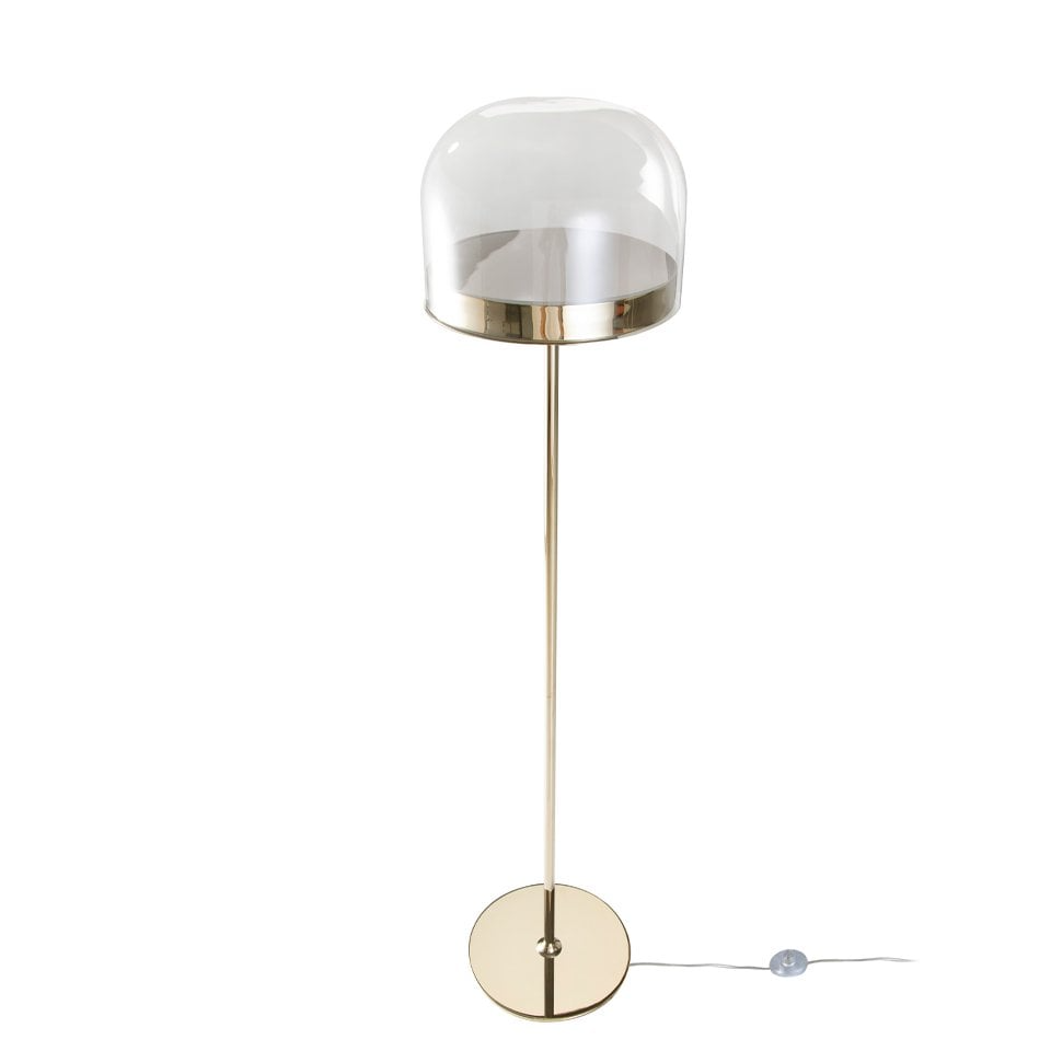 Angel - Cerda - Stehleuchte aus Stahl und Glas mit 18-W-LED
