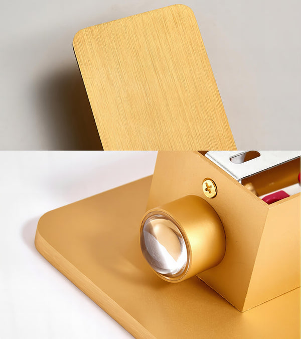 Rechteckige - LED-Wandleuchte, Aluminium