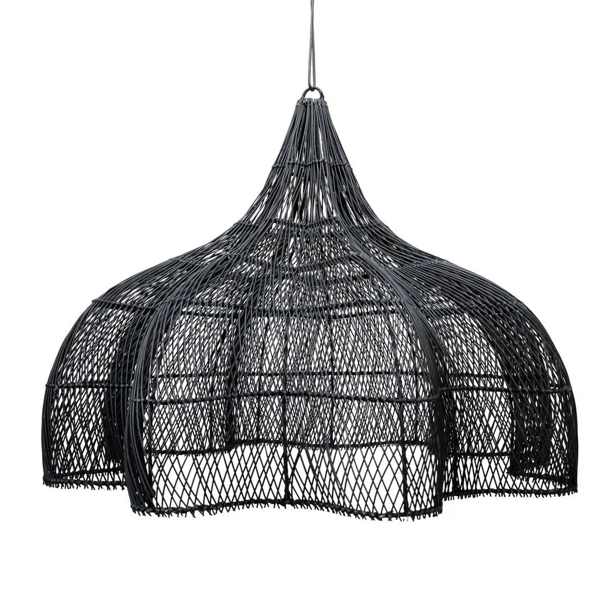 Boho - XL Rattan-Hängeleuchte