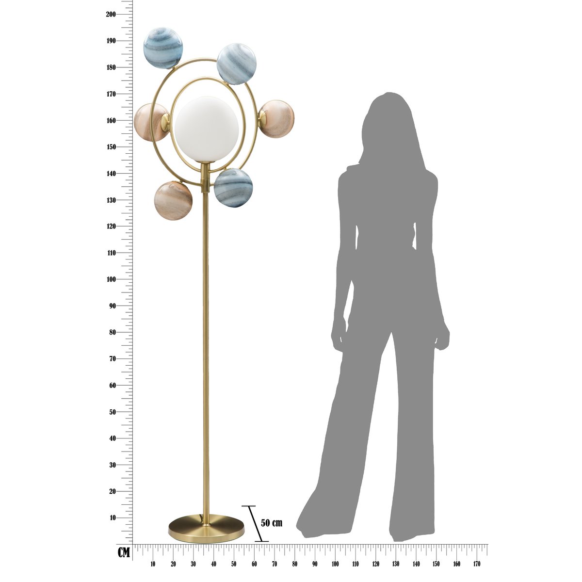 Alexandra - Decor - Universo Gold Stehleuchte