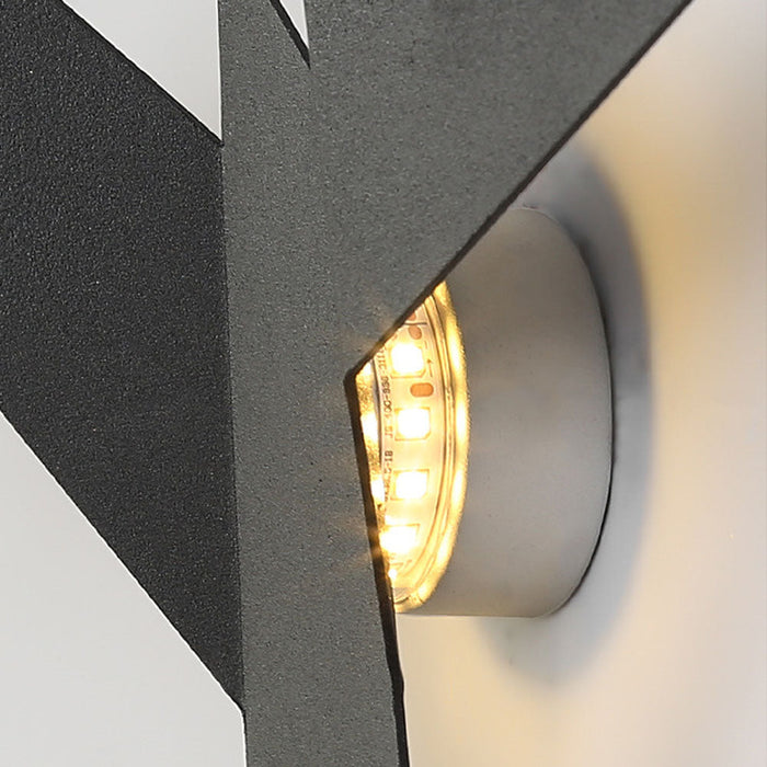 Vogel - Wandleuchte Metall Design