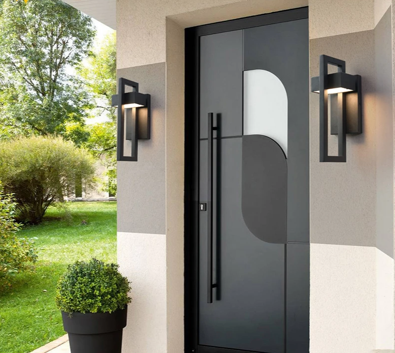 Terraza - Vintage LED-Außenwandleuchte 10 W IP65 in Schwarz