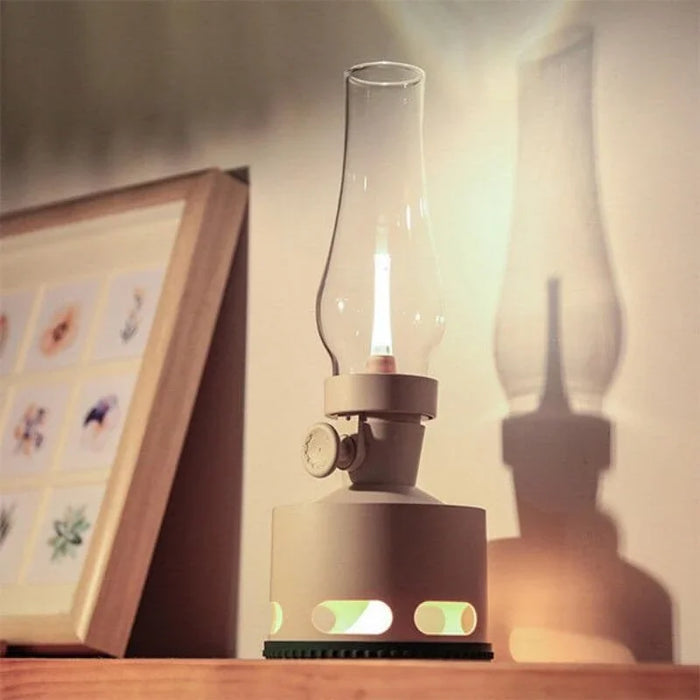Nestor - Vintage LED-Laterne aus Aluminium & Glas