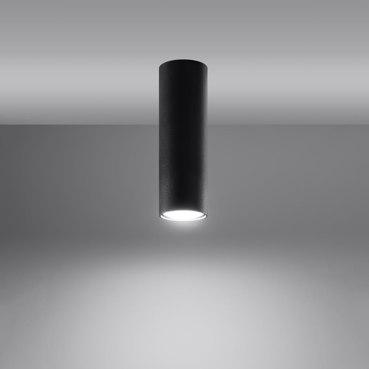 Lucero - Deckenleuchte schwarz GU10 20 cm