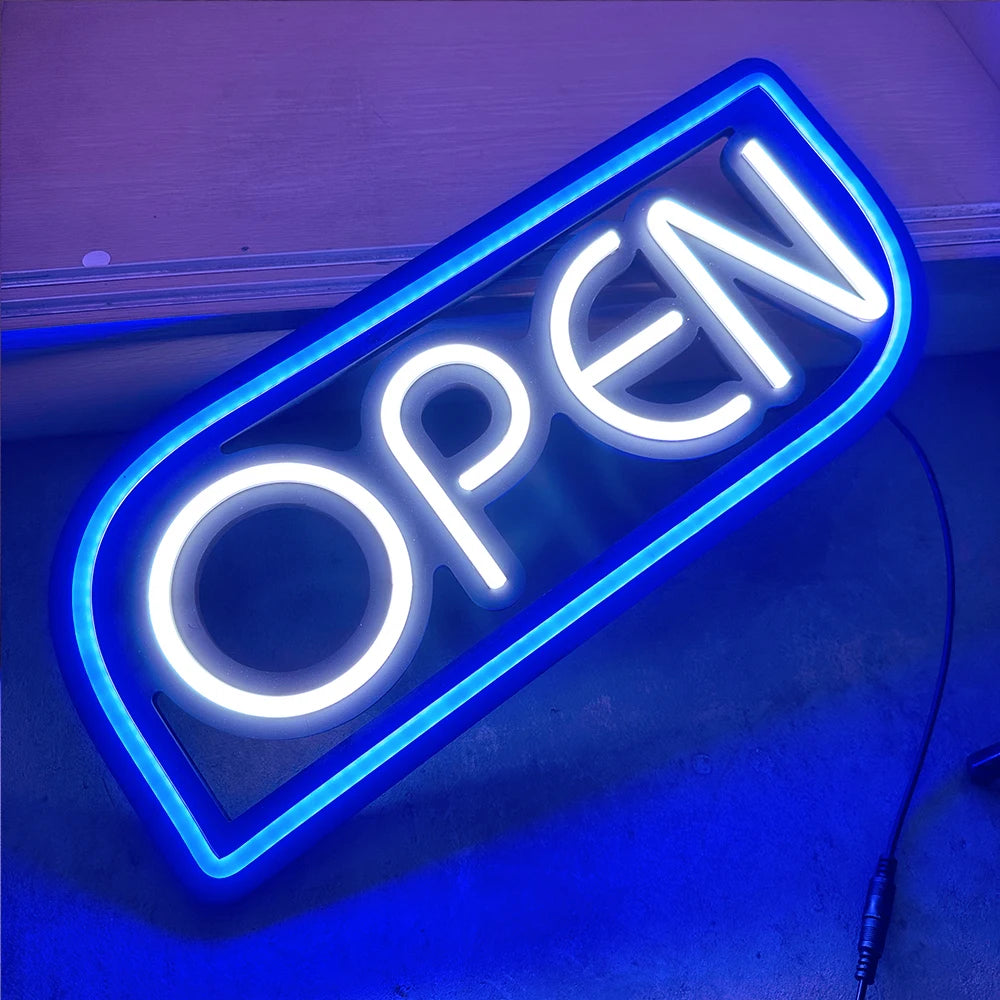 Neon-Schild - OPEN mit ultraheller LED