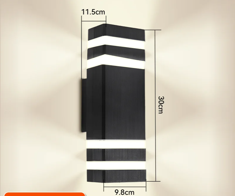 Silva - LED-Wandleuchte E27, IP65 wasserdicht