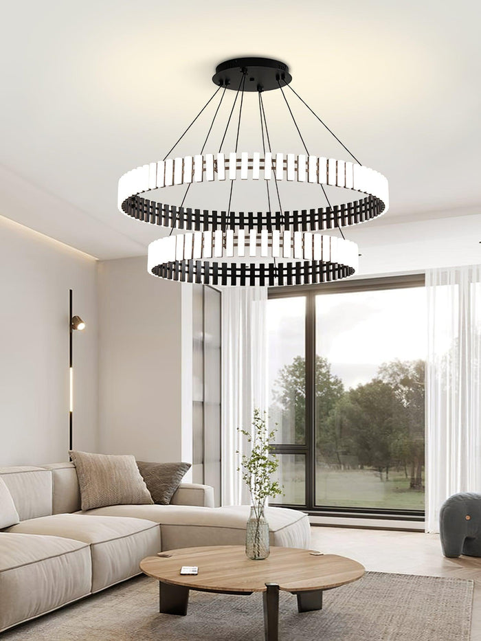 Celira - LED-Kronleuchter-Pendelleuchte im Karussell-Design