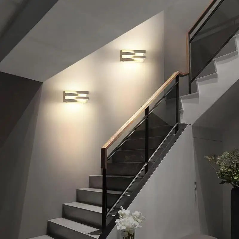 Vortia - LED-Außenwandleuchte IP65 aus Aluminium und