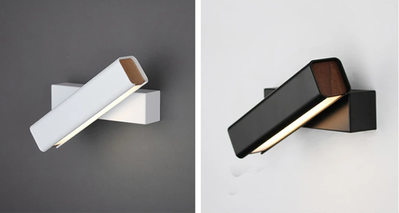 Drehbare - LED-Wandleuchte im skandinavischen Design aus