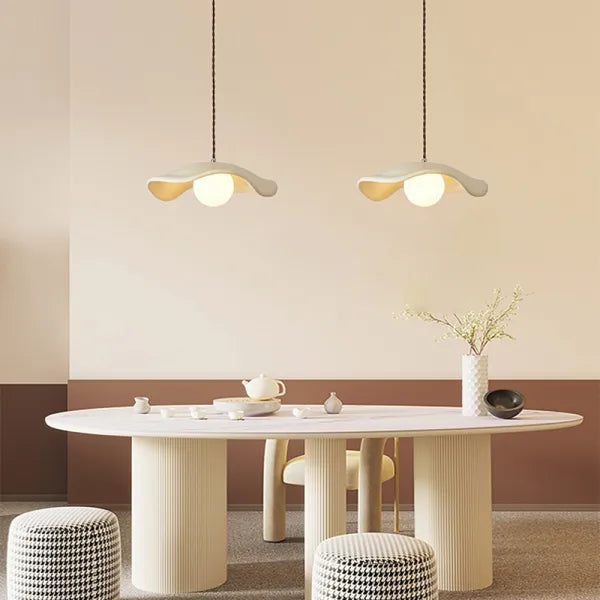 Wabi - Sabi Pendelleuchte für Esszimmer, Lotusblatt-Design,