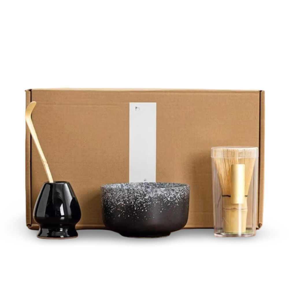 Kochio - Matcha-Set 4-tlg handgefertigte Keramik
