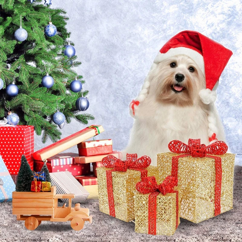 Beleuchtete - Geschenkboxen, 3er-Set