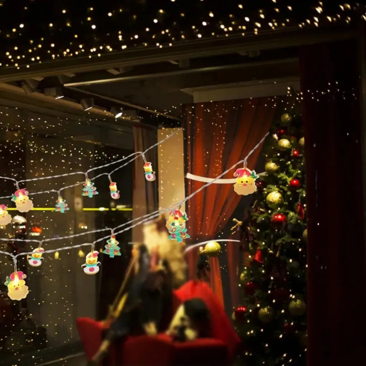 Schneemann - LED-Weihnachtsbeleuchtung, Schneemann,